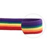 Polyester Rainbow Tennis Headband Colorful Sport Wristband Sport Safety Yoga Wrist Wrap  Running