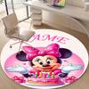 Personalized M-Minnie Round Chair Office Rug - Perfect for Mat, Office Chair & More - Ideal Gift for Birthdays and Holidays