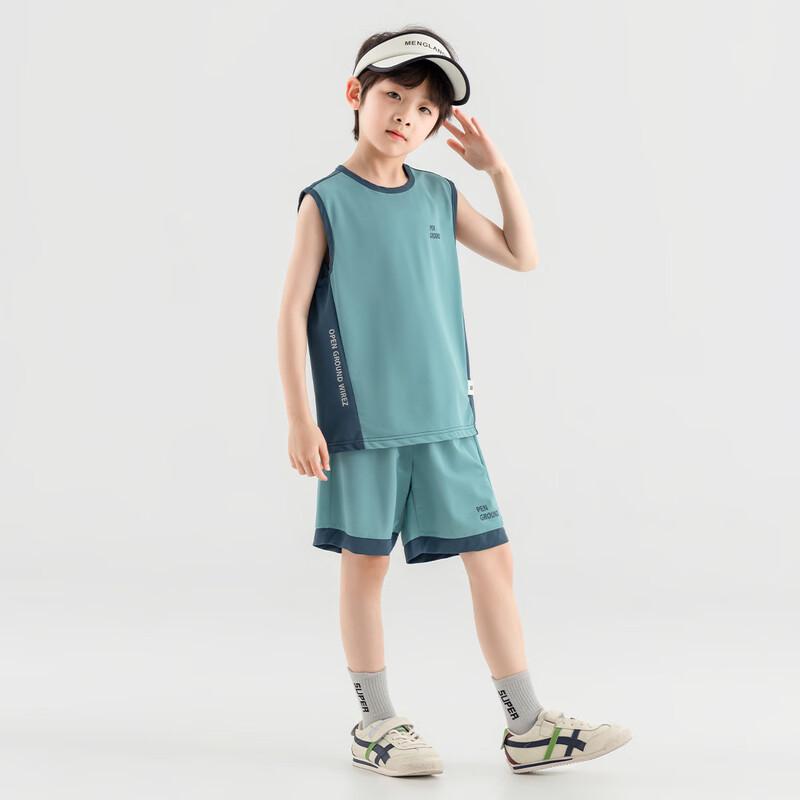 Dodojia Boys' Smooth & Skin-Friendly Summer Sports Vest & Shorts Set