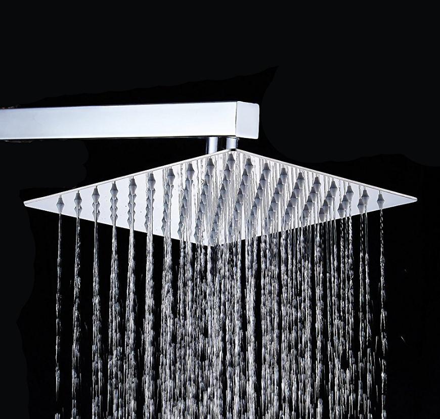 stainless steel top spray top electroplated rain Shower Heads Top sprayer shower head