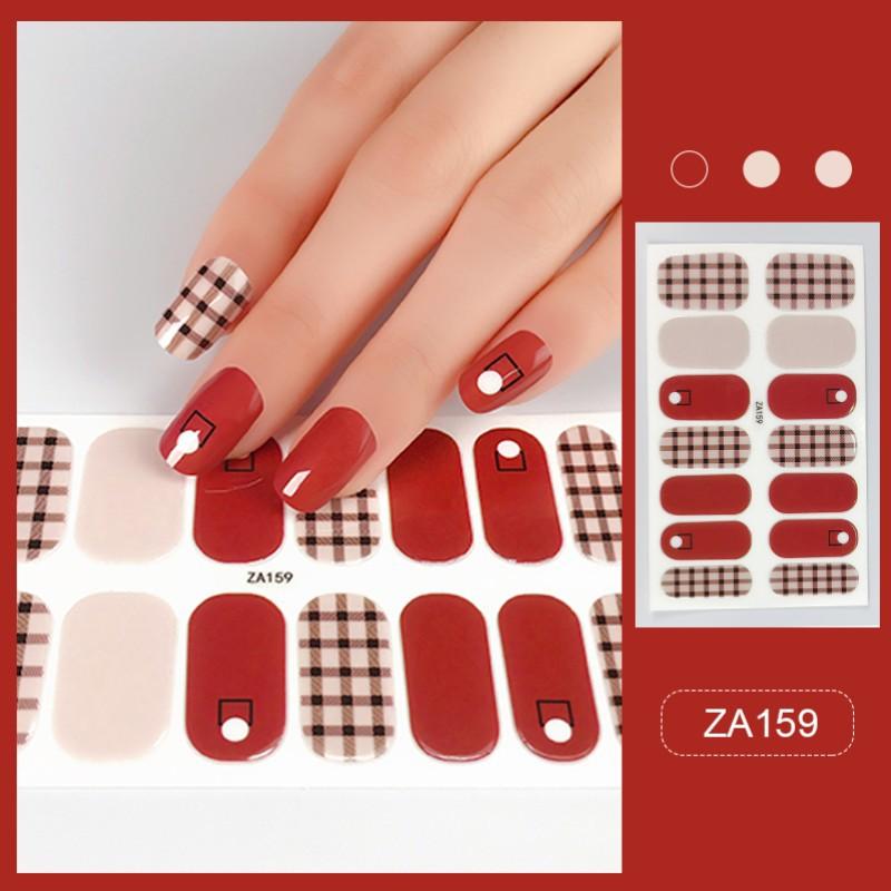 ZA Nail Sticker Full Nail Patch Nail Film Nail Film Nail Sticker Nail Tools Durable Waterproof Hand