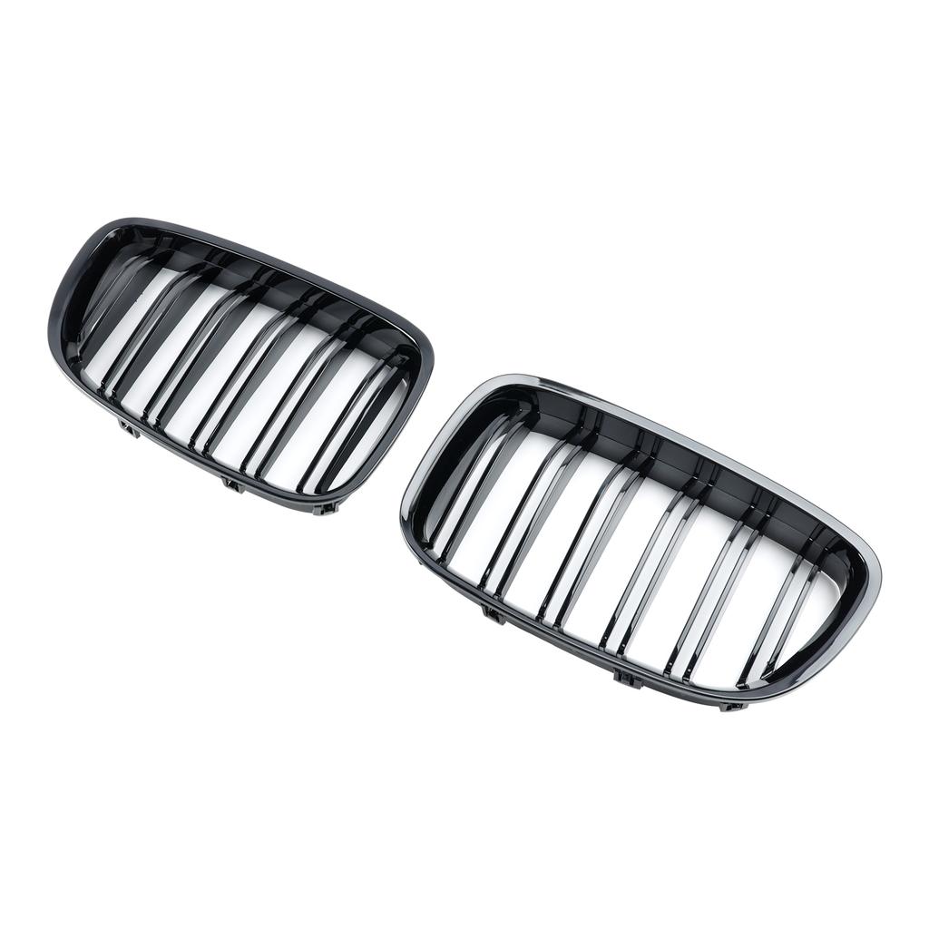 Gloss Black Front Kidney Grille Grill Fit BMW 5 Series GT F07 2009-2017