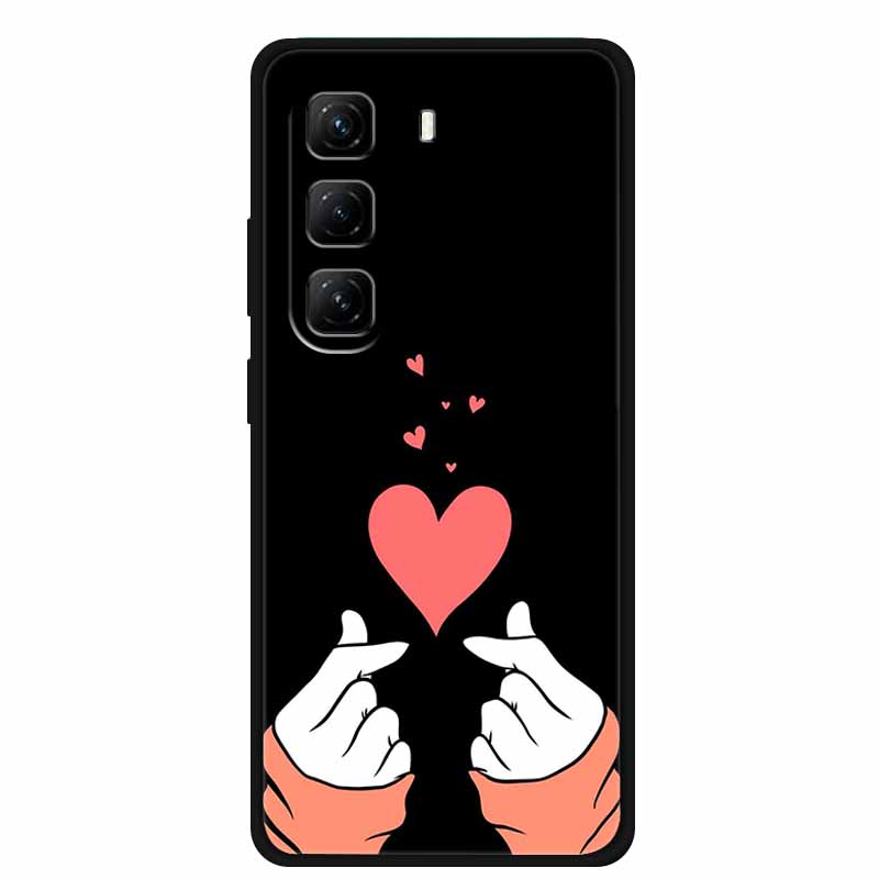 

Для Infinix Для Infinix Hot 60 Pro Мінімалістичний Технологічний Стиль Чорний М який Силіконовий Чохол-Бампер Захисний Ударостійкий Fundas For Hot 60 Pro