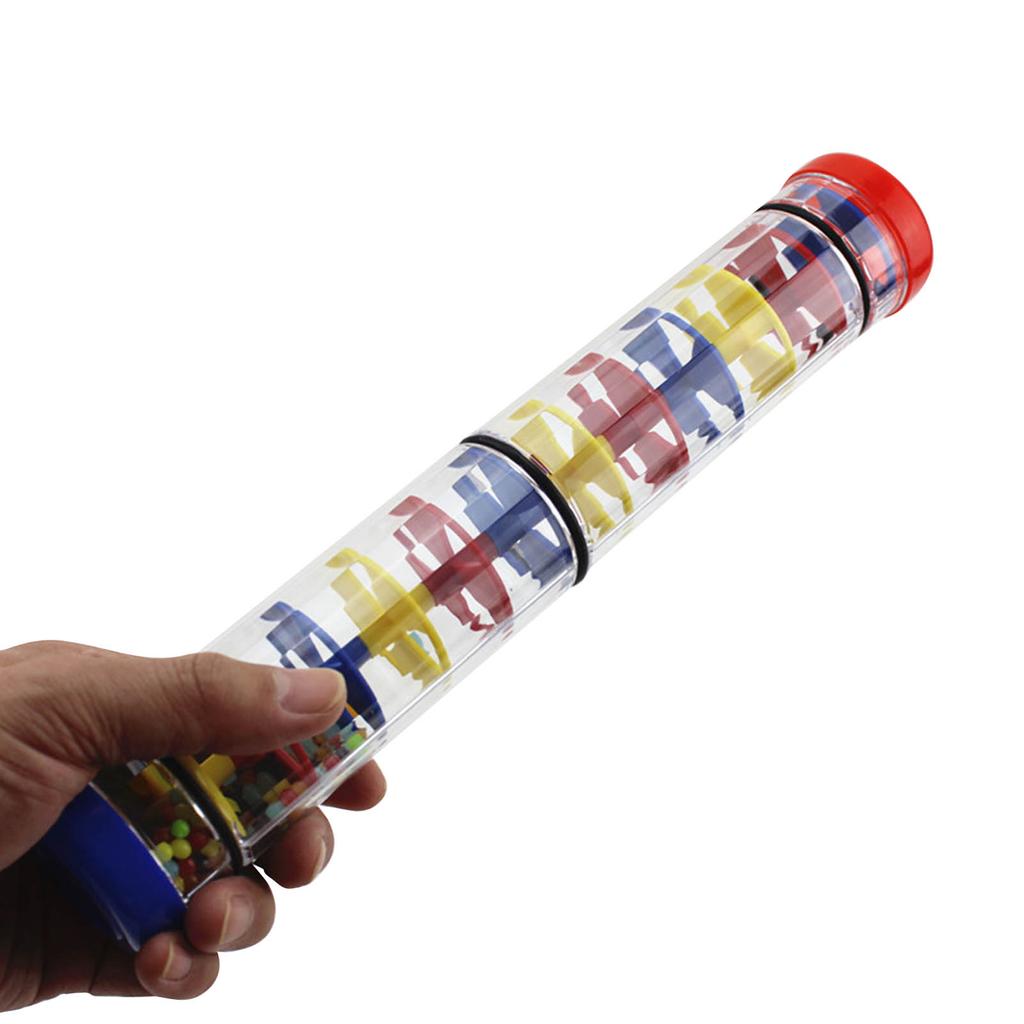 Rainmaker Regenstab Spielzeug Musikalische Früherziehung Regenstab Shaker Plastik Rasselröhre für Kindergarten 3