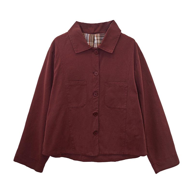 2026 Spring/Autumn Korean-Style Plus Size Flattering Women's Casual Windbreaker Jacket