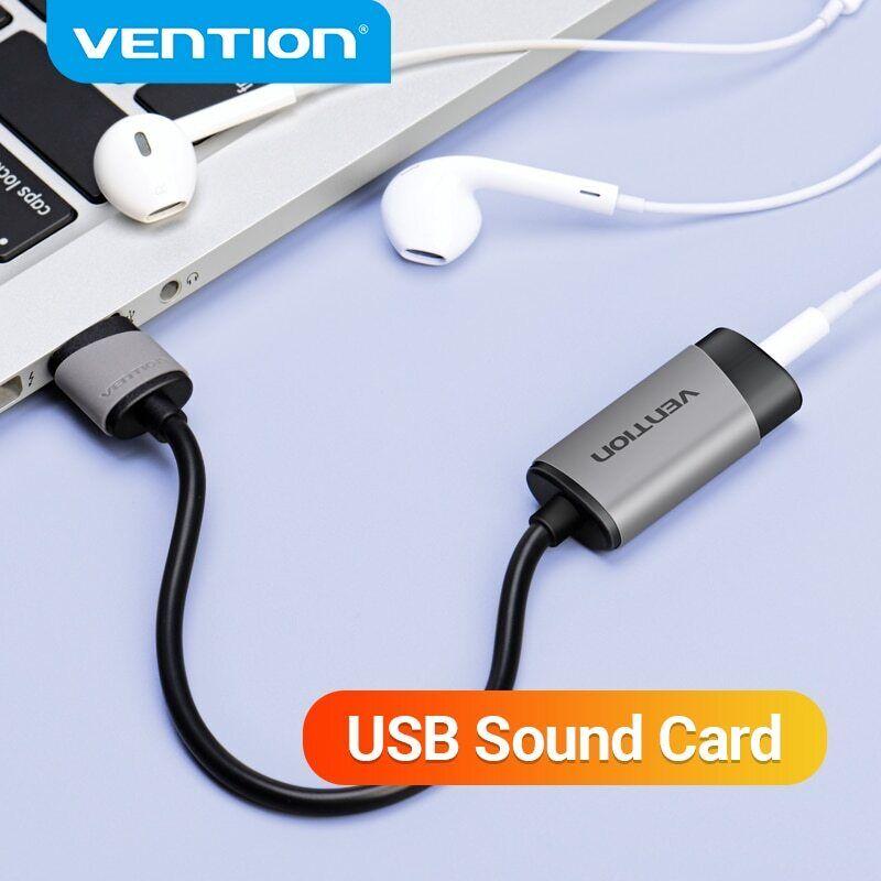 

USB External Sound Card to AUX Jack 3.5mm Earphone Adapter Audio Mic Sound Card