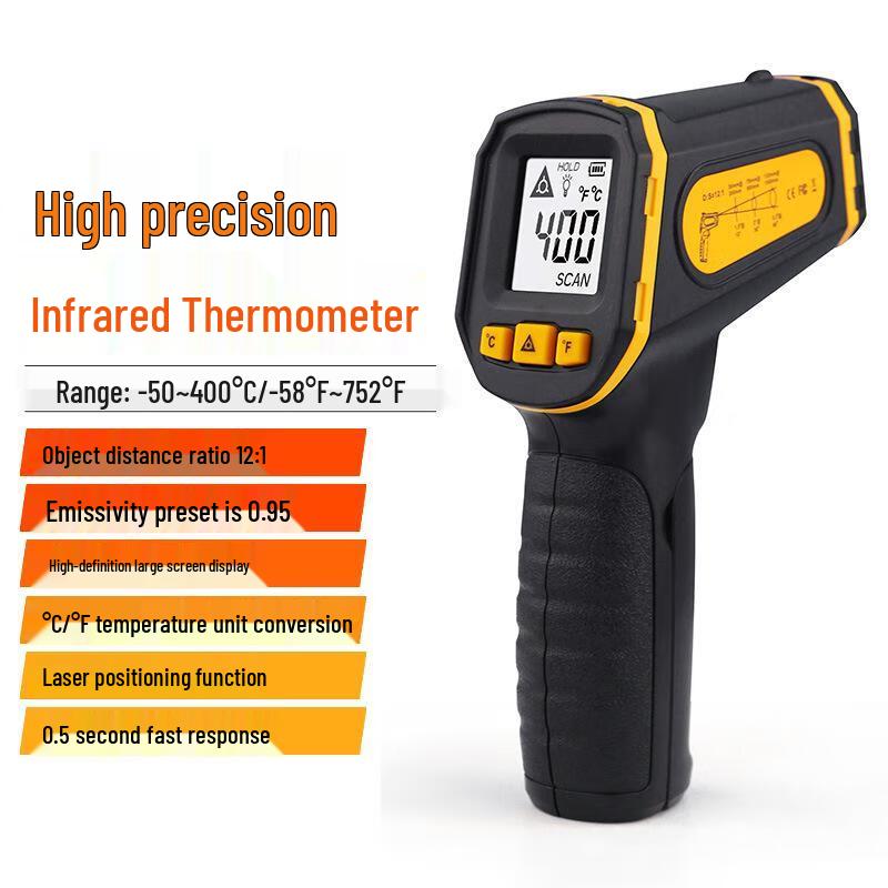 

Yuante AS400 Infrared Thermometer CN plug (adapter included)