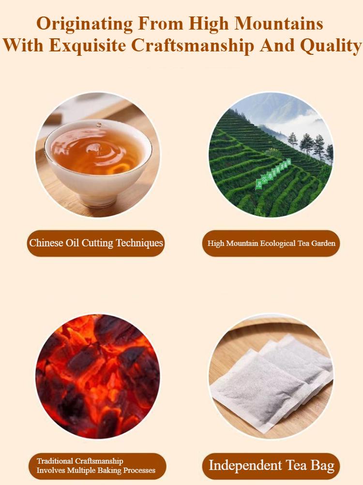 Oolong tea carbon roasted high concentration Luzhou flavor