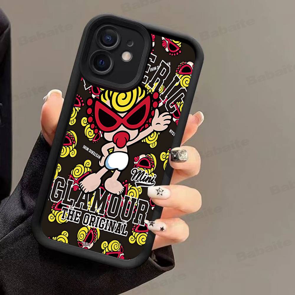 Fashion H-Hysteric Mini Phone Case For IPhone 17 16 15 14 13 12 11 Pro Max Plus Silicone Shockproof Case
