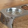 Foldable Raised Pet Feeder Removable Anti-flip Dog Double Bowl Water Food Bowl Non-slip Elevated Cat Bowl Healthy Feeding