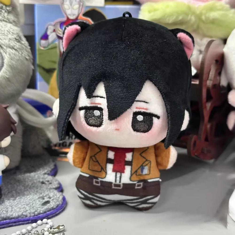 10cm Anime Hange Zoe Cosplay Plush Doll Pendant Attack On Titan Stuffed Toy Birthday Gift