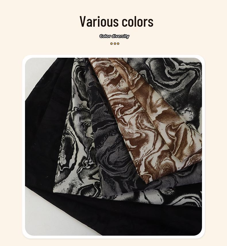 Korean Tie-Dye Marble Pattern Mesh Camisole Jacket Dress Fabric