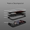 Cool Scorpion Tempered Glass Black Phone Case For iPhone 11 12 13 14 15 16 17 Pro Max 17 Air 7 Plus XS X XR Shockproof Cover