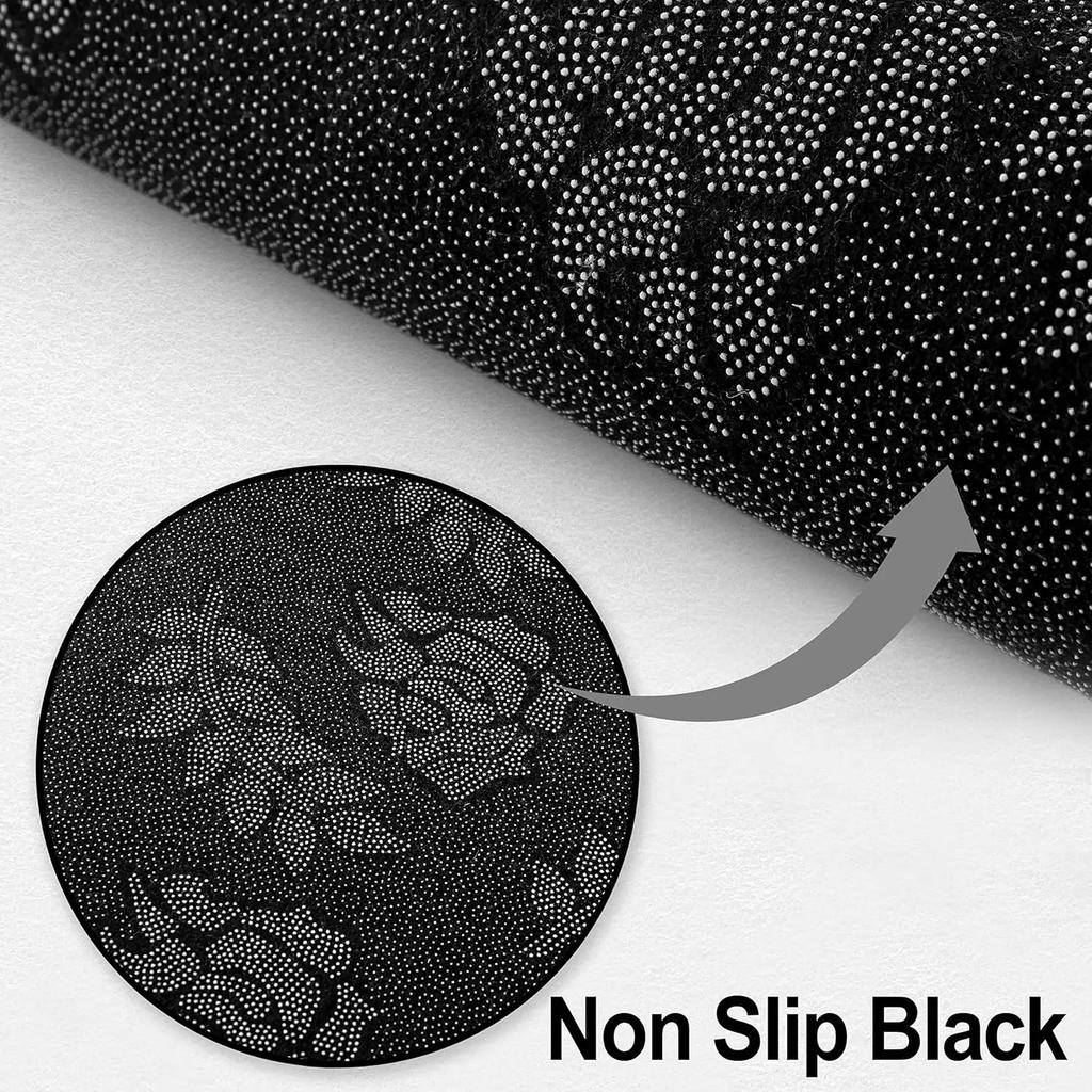 Vikama Vintage Floral Series Crystal Velvet Carpet Home Light Luxury Living Room Decoration Non-Slip Easy Care Bedside Rugs