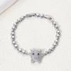 Little Devil Funny Zircon Bracelet Hip-hop Male and Female Couple Funny Ins Street Handsome High-end Bracelet Decoration