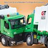 AAYS1 1:24 Compression Inflation Garbage Cars Toy Model Alloy Diecast Doors Opened Miniature Sanitation Truck for Child Festival Gifts