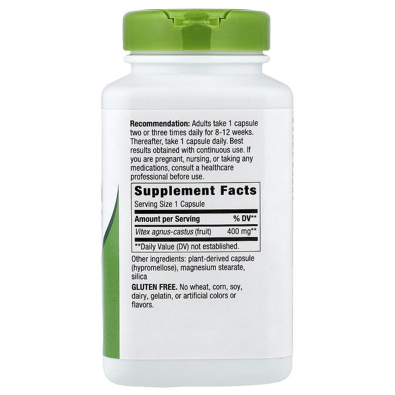 Vitex Fruit, 400 mg, 320 Vegan Capsules