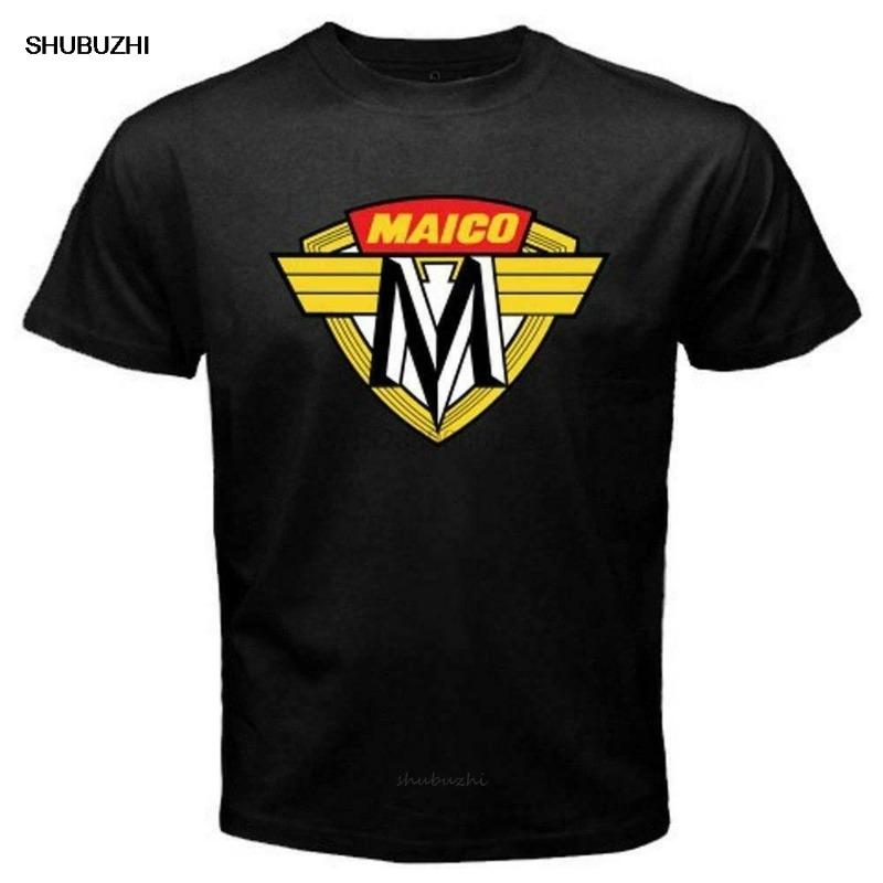 

MAICO MOTORCYCLES LOGO BLACK High-Quality Summer 100% Cotton T-SHIRT EN1 for Men XXXL чорний