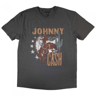 Johnny Cash Unisex Yetişkin Kovboy Tişörtü