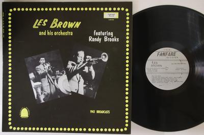 LP Record LES BROWN, RANDY BROOKS - 1943 Broadcasts LP30130 FANFARE US Jazz Used