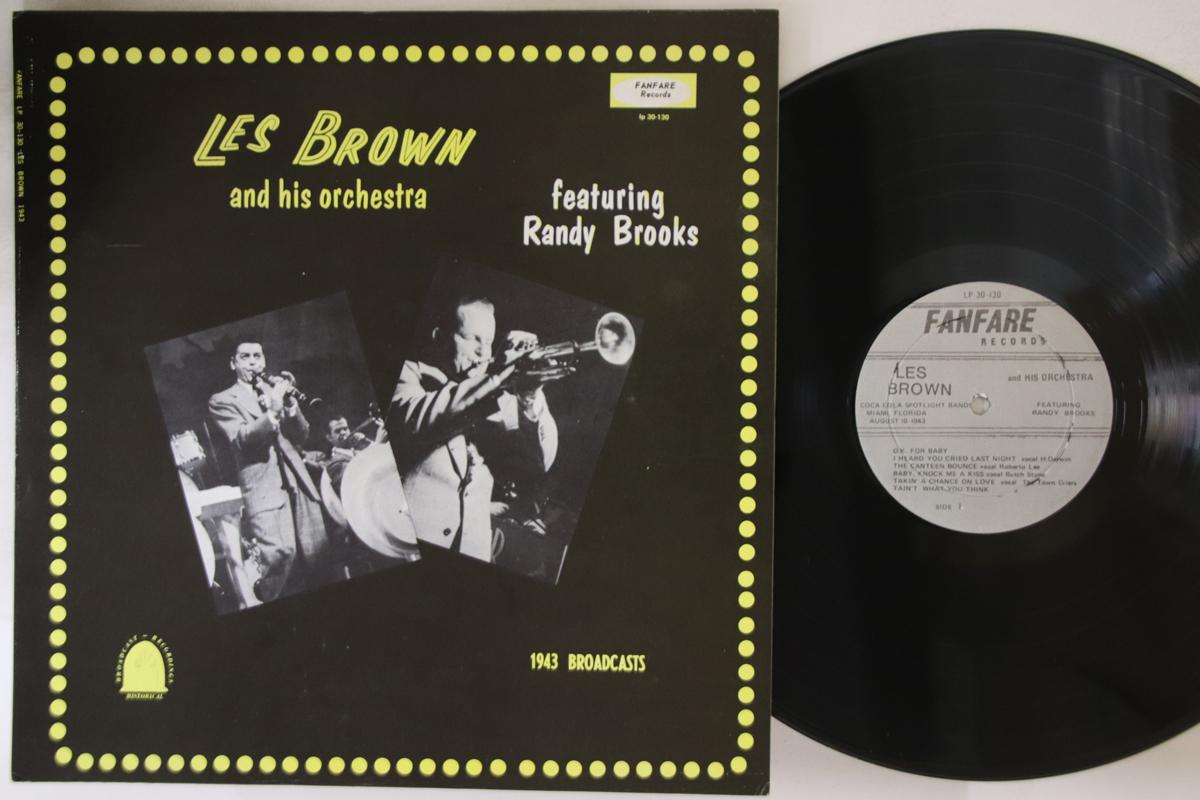 

LP Record LES BROWN, RANDY BROOKS - 1943 Broadcasts LP30130 FANFARE US Jazz Used