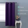 Modern Blackout Curtains for Window Treatment Blinds Finished Drapes Solid Color Blackout Curtains for Living Room Bedroom Grommet Top 1pc