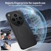 Magnetic Silicone Case For OPPO Find X8 Pro Wireless Charging Carbon Fiber PU Leather Texture Anti-Drop Soft Cover Phone Cases