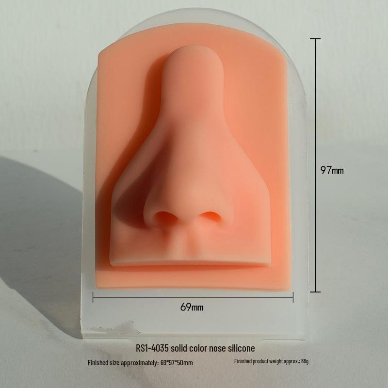 Silicone Ear Model for Piercing Jewelry Display