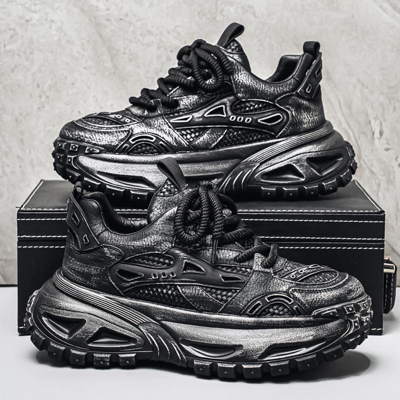 Dad shoes winter new thick-soled wear-resistant casual sports running shoes