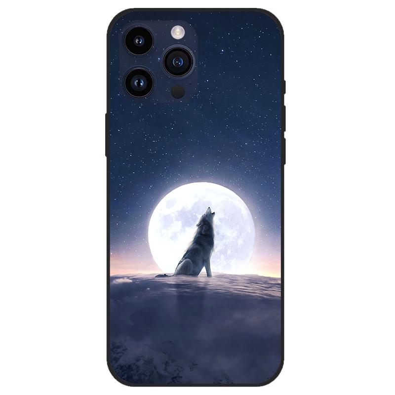 Cases For Apple iPhone15/15Pro/15Plus/15Max Unique Design Soft Silicone black Anti Drop Phone Cover For iPhone 15 Pro max