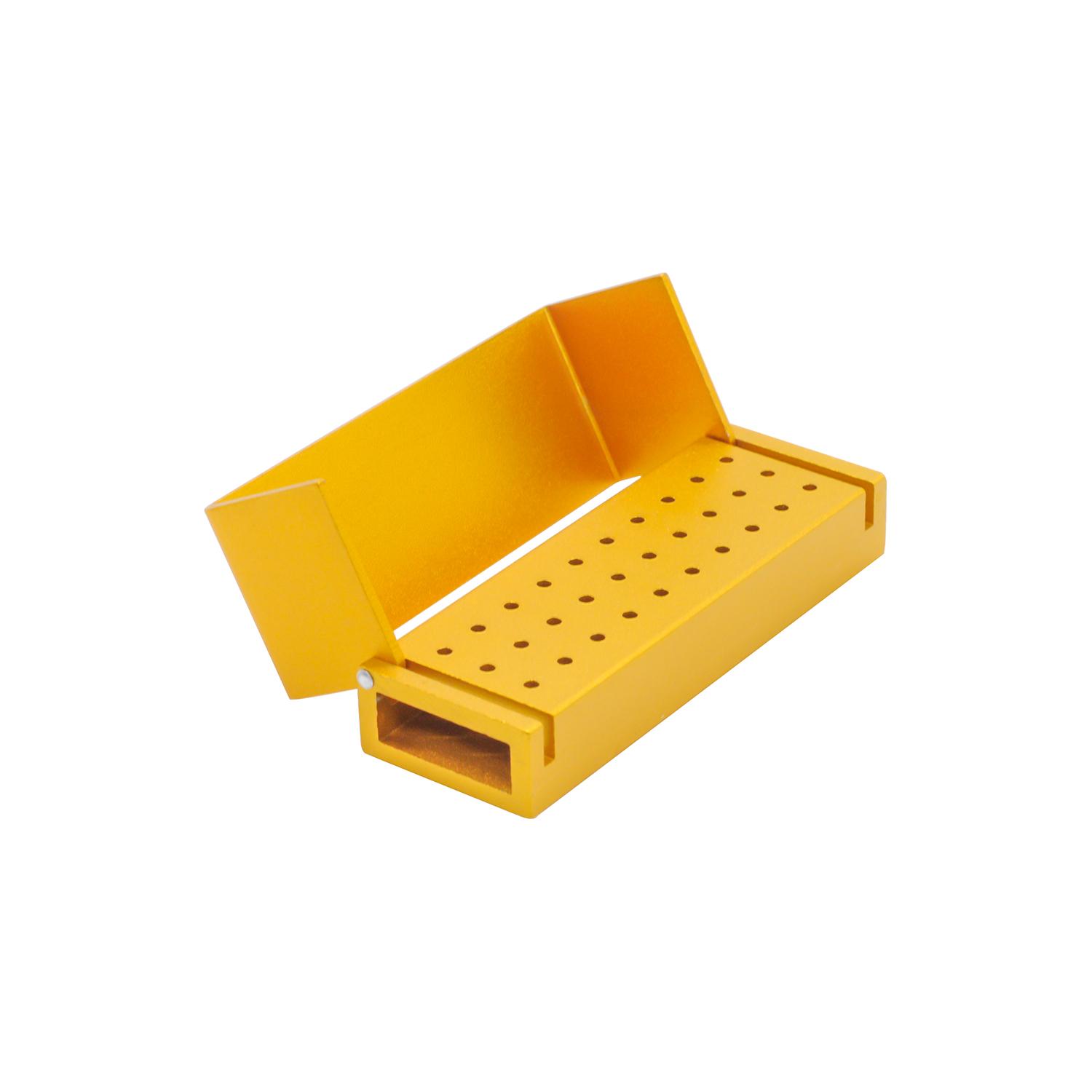 

30Pcs Dental Diamond Burs Drill With Aluminum Disinfection Block High Speed Handpiece Burs Holder Autoclavable Dental Instrument