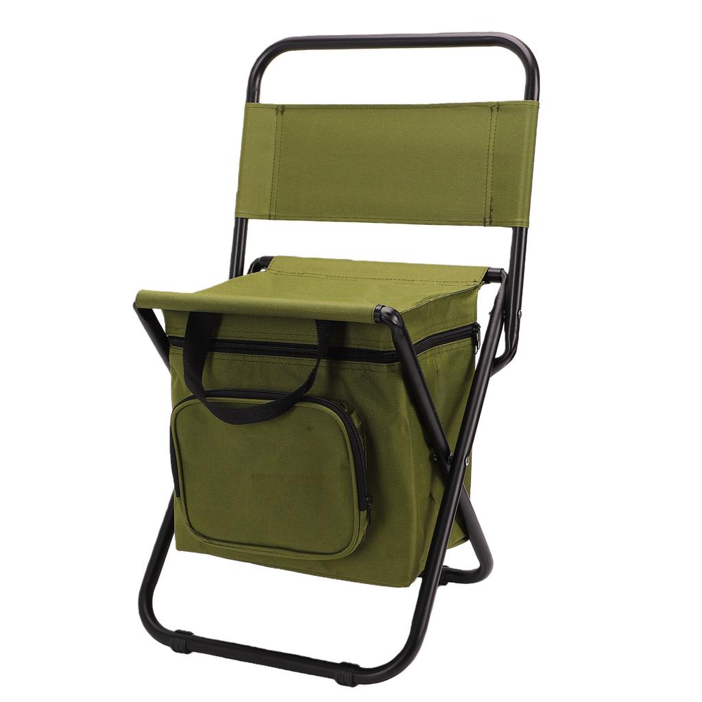 Fishing Chair with Cooler Bag 3 in 1 Design Multifunctional Foldable Fishing Chair for Camping