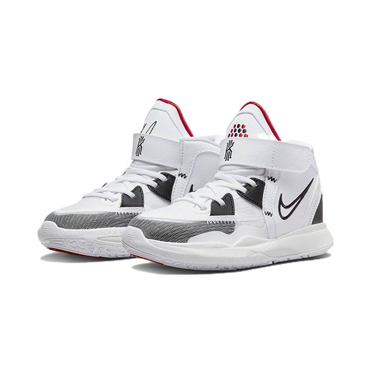 Nike Kyrie Infinity PS Man Machine Kids Sneakers White University-Red Photon-Dust DD0332-101