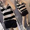 Summer Fat Mm Casual Suit Women's Loose Large Size Short-sleeved T-shirt Shorts Two-piece Set
