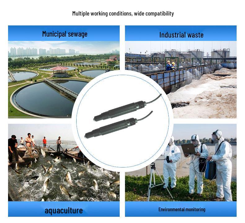 Water Quality ORP Sensor with RS485 Output for Environmental Monitoring