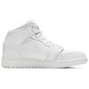 New Jordan 1 Retro Mid White 2017 GS 554725-110