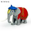 MOC Zwierzęta Zoo Klocki Słonie Tygrysy Słonie Małpy Łosie Niedźwiedzie Owce Wielbłąd Koń Krokodyl Lampart Mini Klocki DIY T11