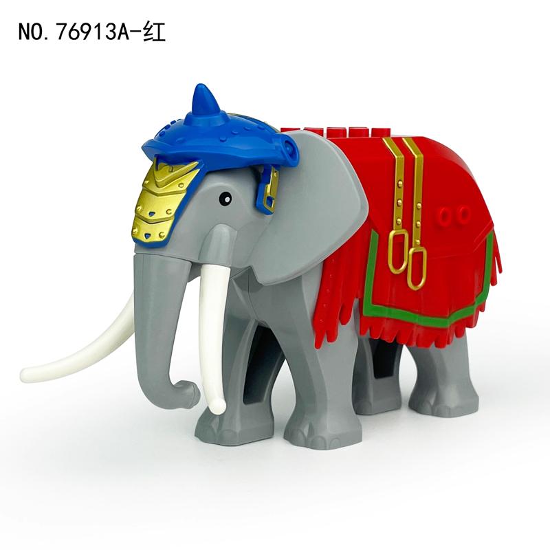 MOC Zwierzęta Zoo Klocki Słonie Tygrysy Słonie Małpy Łosie Niedźwiedzie Owce Wielbłąd Koń Krokodyl Lampart Mini Klocki DIY T11