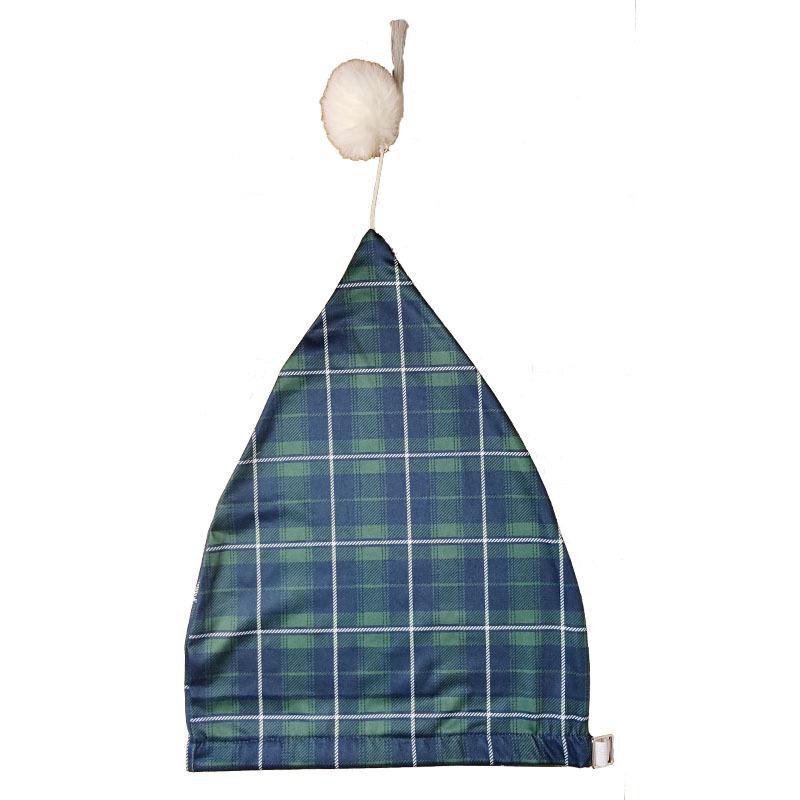 Elegant europeisk och amerikansk julmössa med tofs