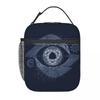 Odin's Eye Insulated Lunch Bag for Work School Raven Norse God Portable Cooler Thermal Lunch Box Women Kids