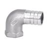 1/4" 3/8" 1/2" 3/4" 1" -2" BSP Female 8 10 12 13 15 20 25-50mm Hose Barb Elbow 90 Deg 304 Stainless Steel Pipe Fitting Connector