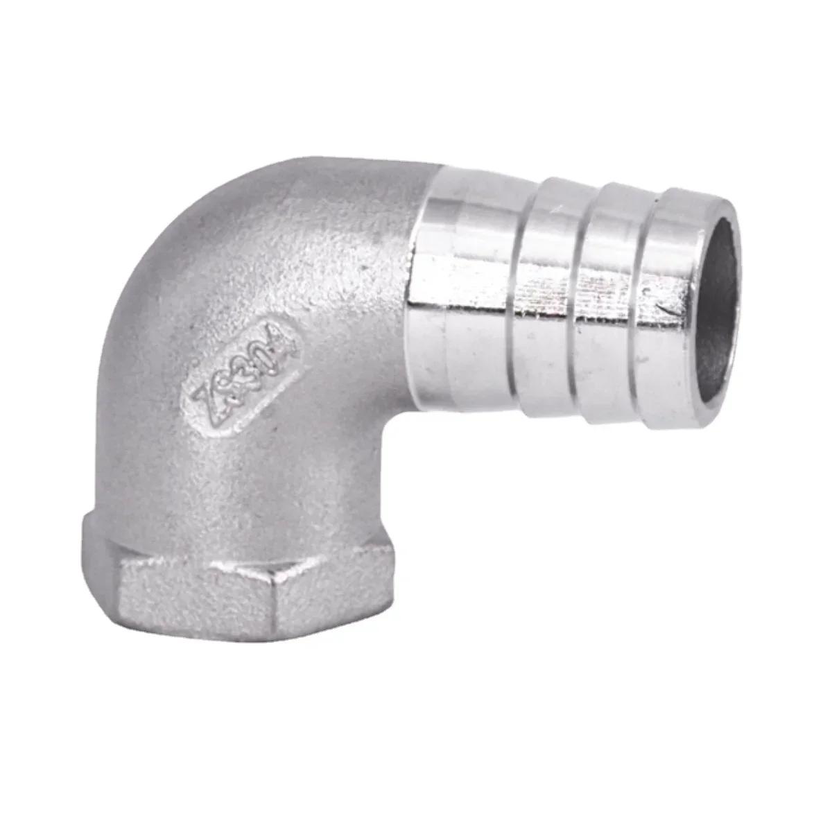 

1/4 3/8 1/2 3/4 1 -2 BSP Female 8 10 12 13 15 20 25-50mm Hose Barb Elbow 90 Deg 304 Stainless Steel Pipe Fitting Connector 6mm&1/4