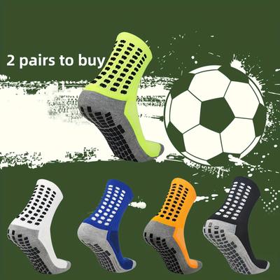 Men's Football Soccer Socks Sports Cycling Grip Socks Anti Slip Non Slip Grip Pads for Football Basketball New