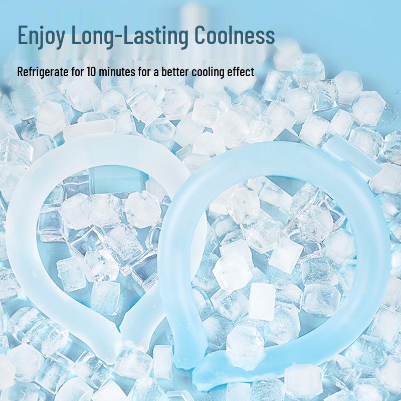 Cooling Neck Ice Ring for Summer Heatstroke Prevention - Outdoor Ice Cool Necklace