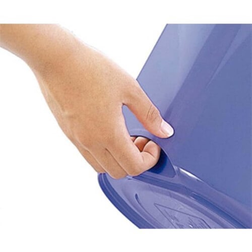 Fudo Giken Benrikko Bucket, 10L, Blue, with Measuring Tape, Spout, Soft-Touch Handle, 32cm W x 31cm D x 27.7cm H, F14304, Made in Japan