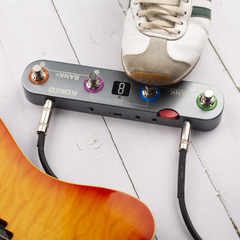 Kokko KE1 Multi-Functional Portable Guitar Effects Processor — 36 Presets 6 Effects Modules Noise Reduction, Boost, Modulation