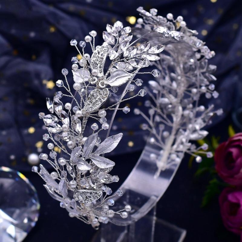 Luxurious Bridal Wedding Headwear Girls Headbands Fashionable Bridal Hairband for Wedding Elegances