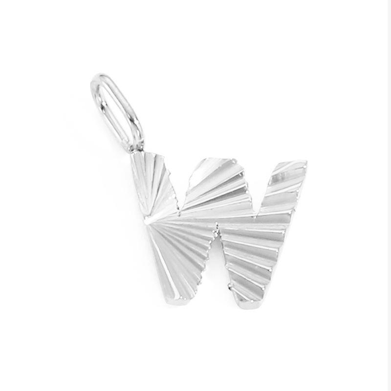 Alphabet Charms: Stainless Steel Letter Pendants - Personalized Jewelry Accessories