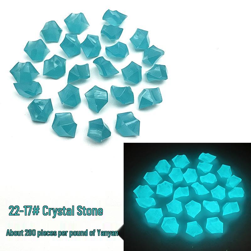 Colorful Luminous Plastic Stones: Children's Gemstone Digging Game & Fish Tank Decoration