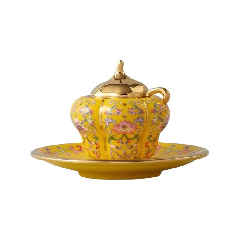 Auratic New Palace Collection Gold 4-Head Chili Jar